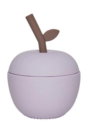 Šálek s víčkem OYOY Apple Cup 120 ml