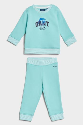 MIKINA GANT DOLPHIN SWEAT SET LAGOON