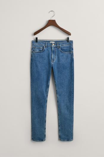 DŽÍNY GANT SLIM JEANS MID BLUE