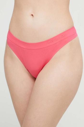 Tanga Calvin Klein Underwear růžová barva