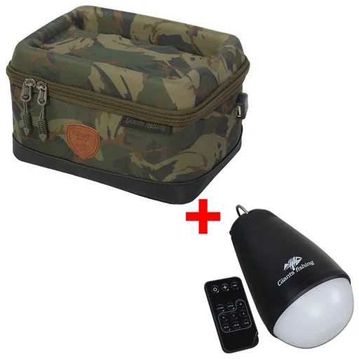 Giants fishing Akční set - Pouzdro na elektroniku Medium + Světlo Camping Lamp LED Multicolour,Giants fishing Akční set - Pouzdro na elektroniku Mediu