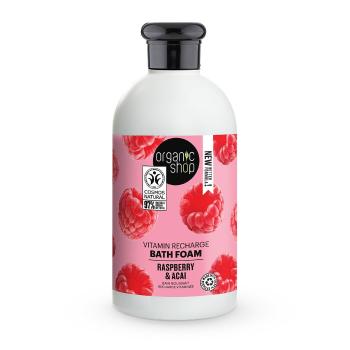 Organic Shop Vitaminová koupelová pěna Malina a acai 500 ml