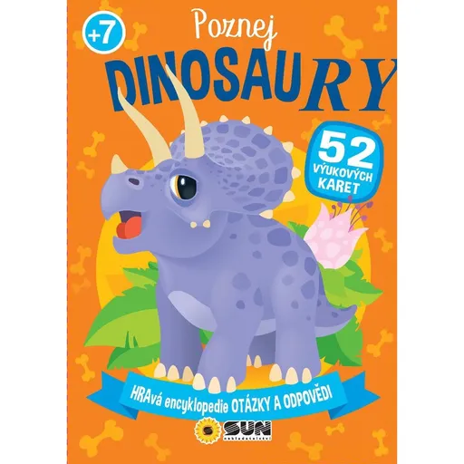 SUN Poznej Dinosaury - otázky a odpovědi 52 výukových karet