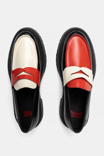 Kožené mokasíny Camper TWS pánske, čierna farba, K100633-038