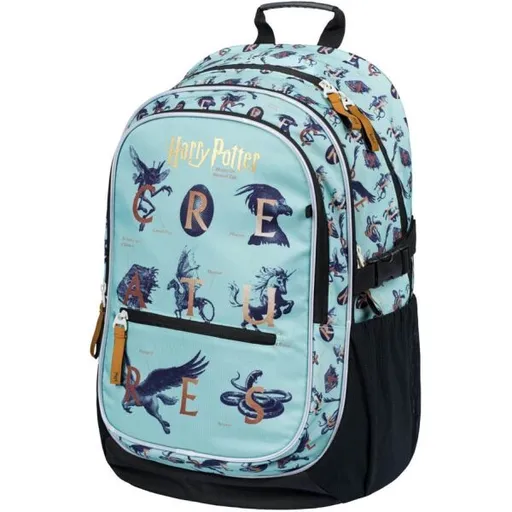 BAAGL CORE HARRY POTTER FANTASTICKÁ ZVÍŘATA Školní batoh, tyrkysová, velikost
