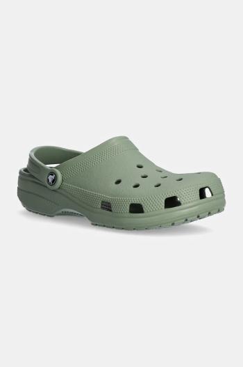 Pantofle Crocs Classic pánské, zelená barva, 10001