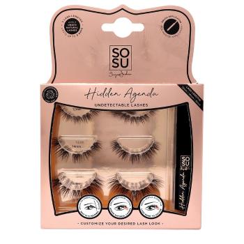 SOSU Cosmetics Trsové umělé řasy 12-16 mm Hidden Agenda (Undetectable Lashes)