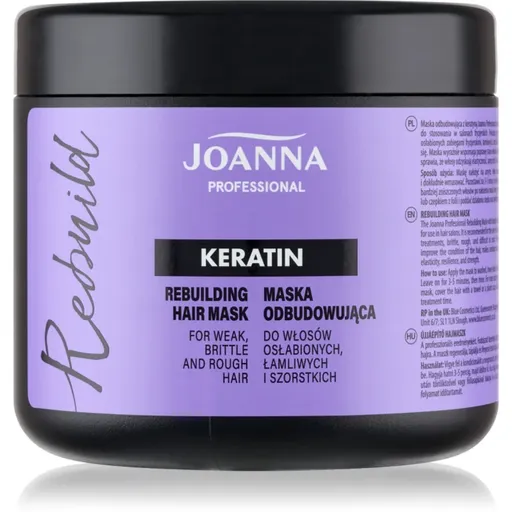 Joanna Professional Keratin keratinová maska pro suché a křehké vlasy 500 g