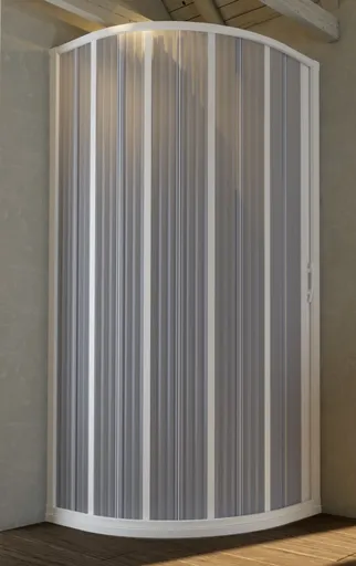 FORTE Sprchová zástěna FLEX LUNA NEW Rozměr A 90, Rozměr B 90, Rozměr C 185, Typ otevírání Zavírání na stranu OLBBXF140001