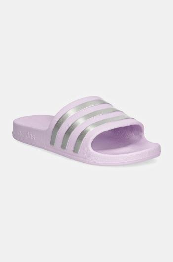 Pantofle adidas Adilette dámské, fialová barva, IE8920