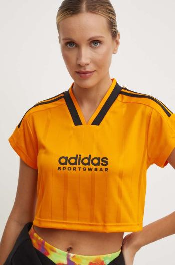 Tričko adidas Tiro oranžová barva, IZ2089