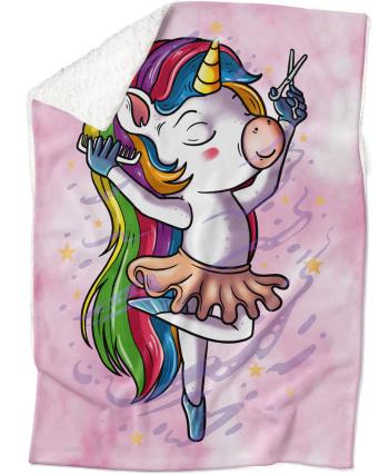 Deka Unicorn kadeřnice (Podšití beránkem: ANO)