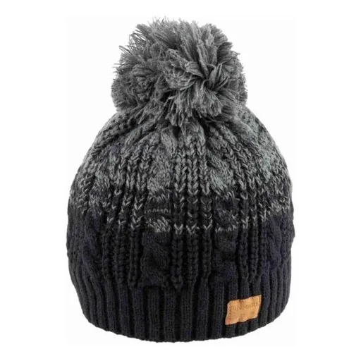 Finmark WINTER HAT Zimní pletená čepice, černá, velikost UNI
