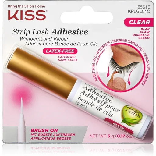 KISS Strip Lash Adhesive transparentní lepidlo na umělé řasy 5 g