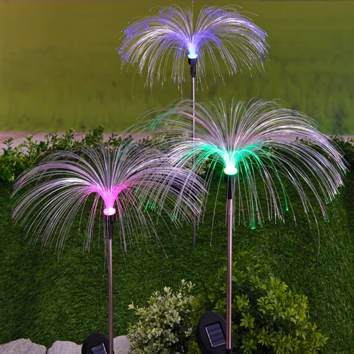 2 solární zahradní fontány Skleněná vlákna