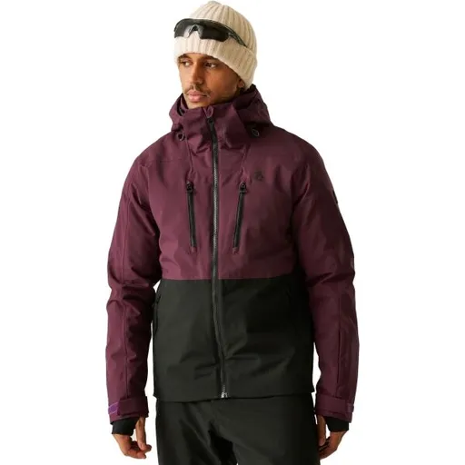 Dare2b BASEPLATE III Pánská lyžařská bunda, vínová, velikost
