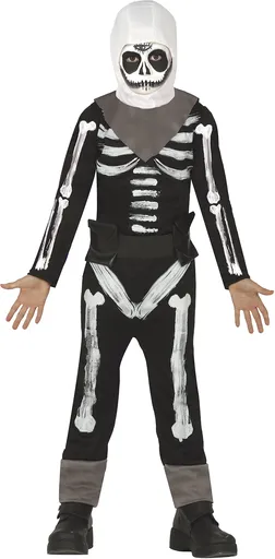 Guirca Dětský kostým - Skull Trooper (Fortnite) Velikost - děti: L: 129-137 cm