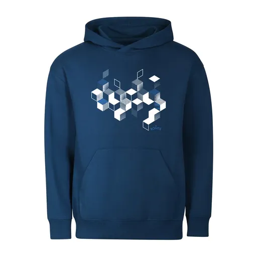 Bontis Mikina CUBES - Půlnoční modrá | 2XL