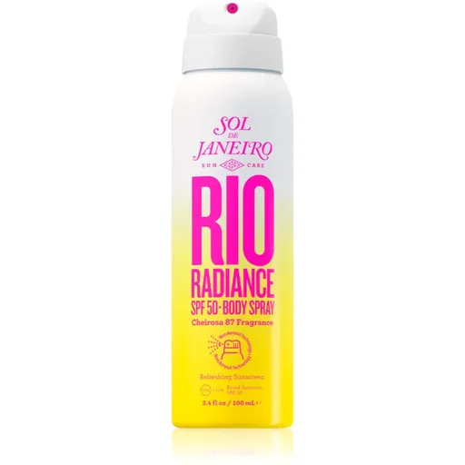 Sol de Janeiro Rio Radiance SPF 50 osvěžující a hydratační sprej pro ochranu pokožky SPF 50 100 ml