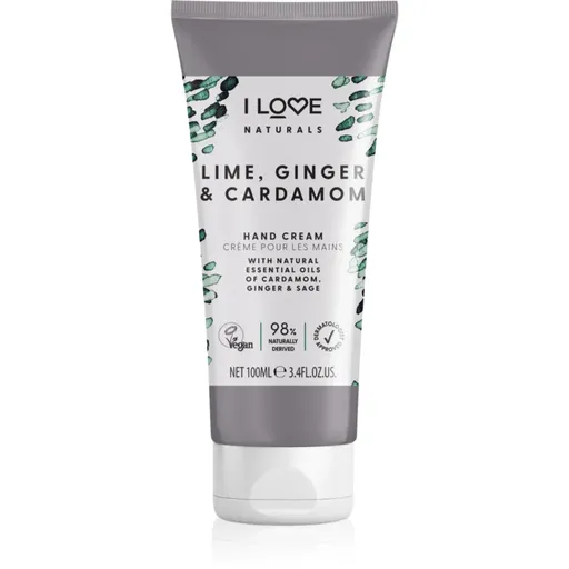 I Love Naturals Lime, Ginger & Cardamom krém na ruce 100 ml