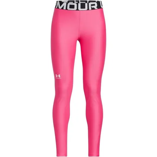 Under Armour HG LEGGING Dívčí legíny, růžová, velikost XL