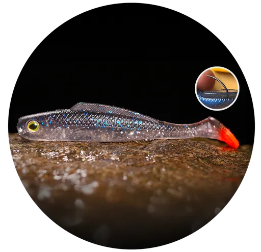 Redbass gumová nástraha ripper kicker super natur rt uv color - l 100 mm 6,7 g