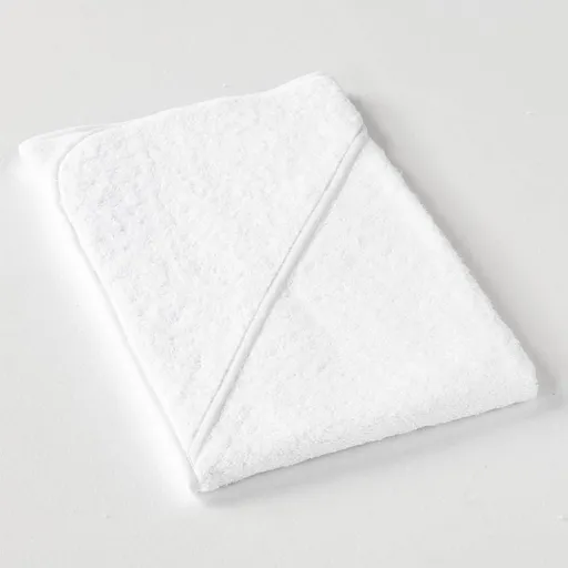 Bontis Dětská osuška s kapucí - Bílá / bílá