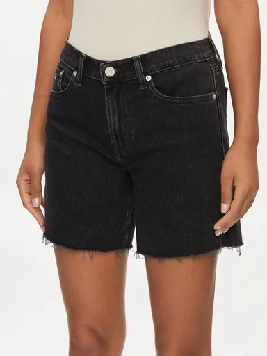 Tommy Jeans dámské černé džínové šortky DW0DW18330 31/NI