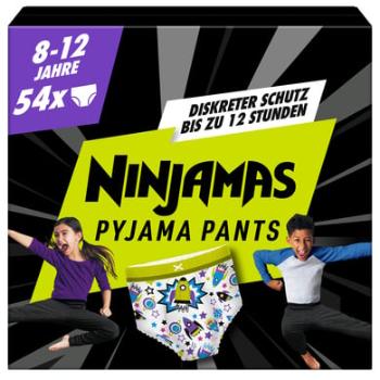 NINJAMAS Pyjama Pants Chlapecký měsíční box, 8-12 let, 54 kusů