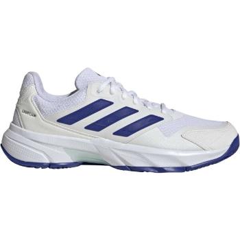 adidas COURTJAM CONTROL 3 M Pánská tenisová obuv, bílá, velikost 43 1/3