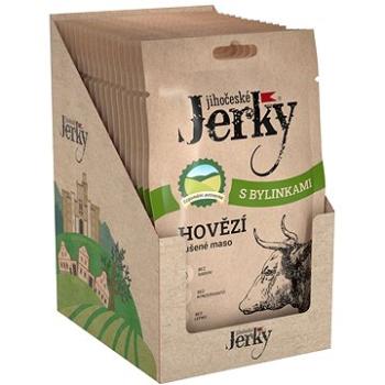 Jihočeské Jerky Hovězí s bylinkami 20 ks (8594068231312)