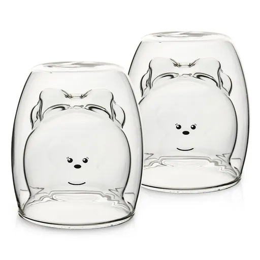 4Home Termo sklenice Hot&Cool Lady Bear 250 ml, 2 ks