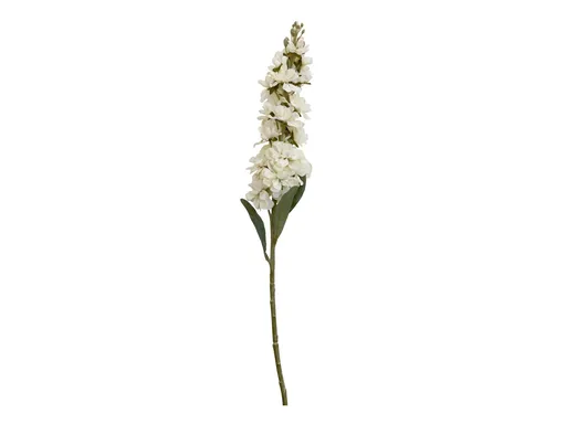 Dekorace umělá krémová květina Delphinium cream - 80 cm Chic Antique