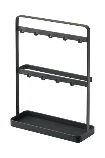 Organizér na kľúče Yamazaki Smart 20 x 7,5 x 27 cm čierna farba