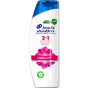 HEAD&SHOULDERS Smooth&Silky 2v1  s kondicionérem proti lupům, 360 ml (4084500970366)