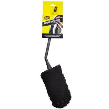 Meguiar's Supreme Angled Wheel Brush - luxusní mikrovláknový kartáč na kola, zahnutý (X190700)