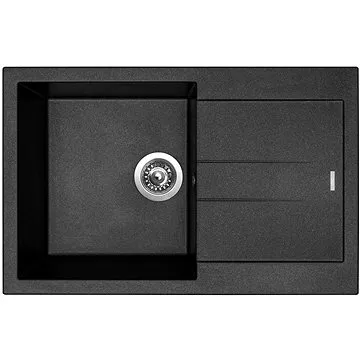 SINKS AMANDA 780 Metalblack+ENIGMA S GR (AM78074ENSGR74)