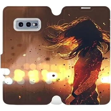 Flipové pouzdro na mobil Samsung Galaxy S10e - MA02S Tetovaná dívka (5903226813995)