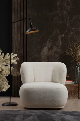 Křeslo ušák Livorno - White