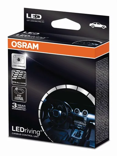 OSRAM LEDCBCTRL101 LEDriving Canbus Control Unit kompenzátor chybových hlášení pro LED žárovky 12V 5W LEDCCU01