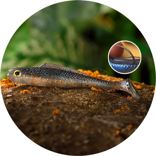 Redbass gumová nástraha ripper kicker super natur - xl 125 mm