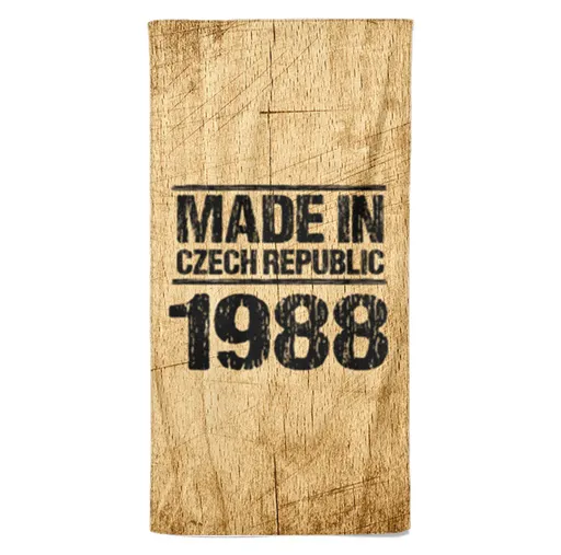 Osuška Made In (rok: 1988, Velikost osušky: 70x140cm)
