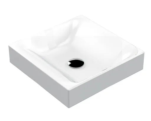 KERASAN CENTO keramické umyvadlo na desku, 45x45cm, bílá 354401