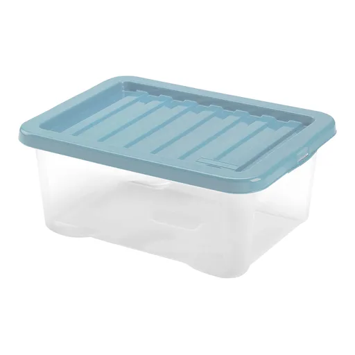 Plastový úložný box s víkem HEIDRUN Quasar 18l