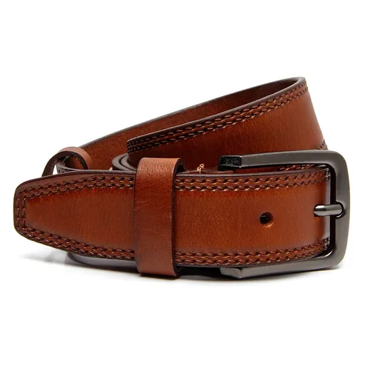 Pánský kožený opasek The Chesterfield Brand Karlo - koňak