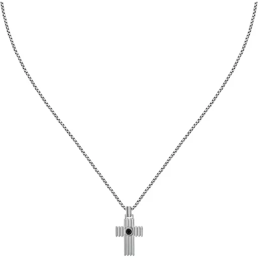 Morellato Pánský ocelový náhrdelník Kříž Urban SABH28