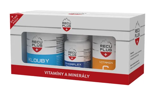 RECUPLUS klouby, vitamín C, B-komplex, 3x 90 tablet