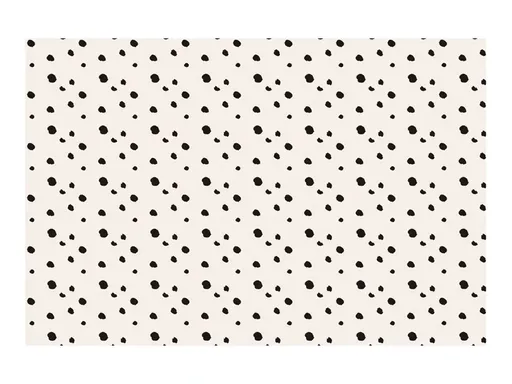 PartyDeco Papírový ubrus - Dalmatinské skvrny 180 x 120 cm