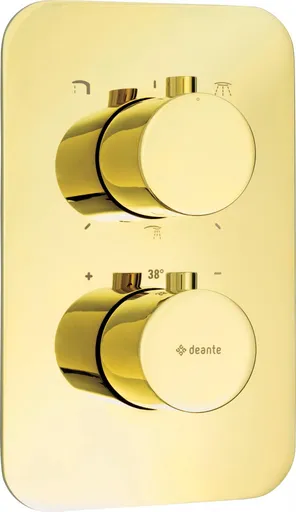 DEANTE Therm zlato Vnější prvek, pro termostatický BOX BXY_ZEBT