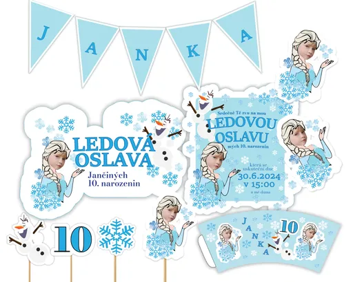 Personal Personalizovaný narozeninový set - Frozen